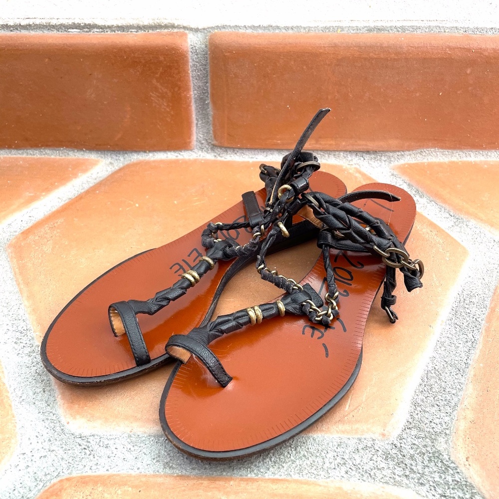 Lanvin Braided Sandals